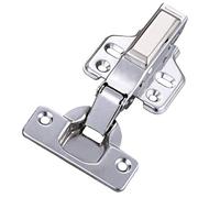 Bisagras de gabinete de cierre suave, Bisagra hidráulica for gabinete de 4 piezas, bisagra for puerta muebles acero inoxidable 304, amortiguador armario con núcleo cobre, cierre suave(Full Overlay)