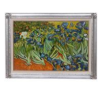 Biscottini Cuadro grande de pared 110,5 x 3,5 x 80,5 | Cuadro salón pintura al óleo | Cuadros de oficina y para el hogar estilo Van Gogh