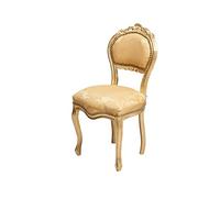 BISCOTTINI INTENATIONAL ART TRADING Biscottini Luis XVI - Silla Acolchada de Estilo francés (93 x 42 x 42 cm), Color Plateado