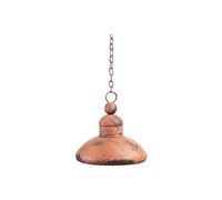 Biscottini Lámpara industrial no electrificada 30 x 30 x 34 cm | Lámpara vintage industrial de hierro | Lámpara de cocina colgante estilo industrial