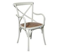 Biscottini Silla Thonet 89x50x43 cms | Sillas rústicas | Sillas de madera de cocina | Sillas madera de fresmo (White)