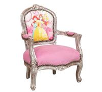 Biscottini Sillón de 51,5 x 50,5 x 77,5 cm (Largo x Ancho x Alto) Princesas - Sillón Relax - Sillón para niños - Sillón salón - Accesorios para la casa