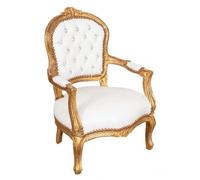 Biscottini Sillón L51XPR50XH73 Oro - Sillón relax - Sillón para niños - Sillón salón - Accesorios casa