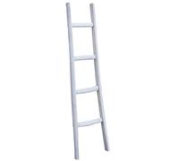 Biscottini Toalleros de baño sin Taladro 150x6,5x40 cm - Escalera Madera para Dormitorio - Toalleros de baño de pie - Perchero de pie