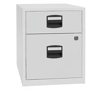 Bisley Home Mueble Lateral móvil PFA, 1 Universal, 1 cajón HR Metal, Gris Claro 645, 40 x 41,3 x 52,8 cm