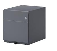 Bisley Roll Container Ordenador, con Mango 1 Universal cajón, 1 cajón, HR de Metal, 634 Antracita Gris, 56,5 x 42 x 49.5 cm