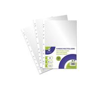 Bismar pack de 50 fundas multiproposito a4 - transparente - acabado en cristal - 80 micras - ideal para carpetas con anillas de marca Bismark