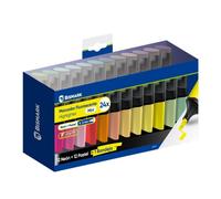 Bismark long-life set de mesa con 24 mini marcadores fluorescentes - 1