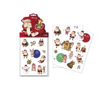 Bismark pack con 2 hojas de pegatinas papa noel