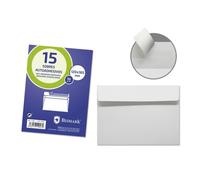 Bismark pack de 15 sobres comercial papel 90grs - medidas 120x165mm -