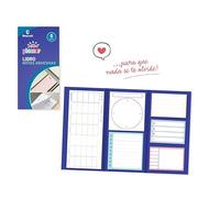 Bismark Planner Libro Notas Adhesivas Pastel