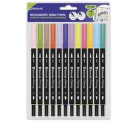 Bismark Set 12 Rotuladores Lettering Doble Punta
