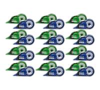 Bismark - Tipex Cinta Correctora Blanca, 5 mm x 12 metros, Set Cintas Correctoras Ideal para Material Escolar y Papeleria Oficina, Útil para Borrar y Escribir de Inmediato (Pack de 24)