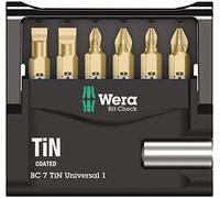 Bit-Check 7 TiN Universal 1 SB, 7 piezas