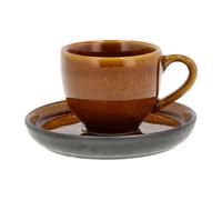 Bitz Taza espresso y platillo Bitz 7 mber-negro
