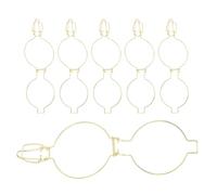 BIUDECO Accesorios para tarros de Cristal, 6 Cierres de Alambre de Acero Inoxidable con Resorte, útiles para Almacenamiento de Alimentos y Uso en hostelería