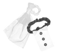 BIUDECO Juego de Fundas para Copas de Vino Boda Funda Decorativa para Copa de Celebración Novios Accesorio Creativo para Despedida de Soltera y Celebración Nupcial