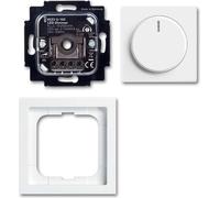 BJ 6523 UJ-84-102, regulador de intensidad rotativo Busch, color blanco estudio, regulador de intensidad Busch