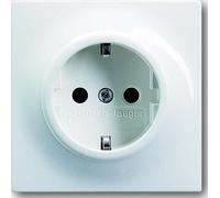 BJ, enchufe Schuko combinado 20EUC-74, color blanco alpino