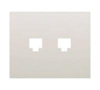 Bjc - 19882 tapa para adaptador doble (rj11-rj45) iris blanco Ref. 6531010248