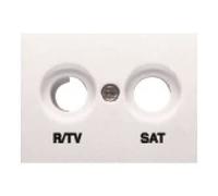 Bjc - 21320 tapa toma r/tv-sat coral blanco Ref. 6530510259