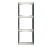 Bjc coral color - Placa 3 elementos vertical serie coral sin bastidor gris sombra