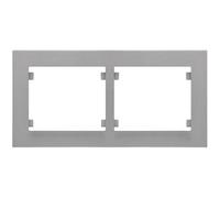 BJC - IRIS PLUS | Marco 2 elementos horizontal aluminio mercurio BJC 18012-MA - BJC 18012-MA