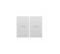 Bjc iris - Tecla doble interruptor +conmutador señalización iris/aura blanco
