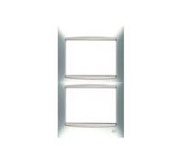 BJC Marco 2 Elem Vertical Plata Luna Embellecedor 21312PL