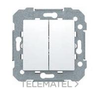 Bjc viva - Conmutador doble garras serie viva blanco