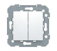 Bjc viva - Interruptor doble garras serie viva blanco