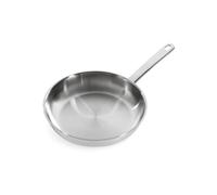 BK Bright Sartén de Inducción de Acero Inoxidable de 24 cm, Multicapa, Resistente al Horno, Resistente a Utensilios Metálicos, Resistente al Lavavajillas, Plata