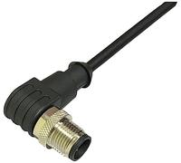 BKL Electronic 2702027 Cable de conexión para sensores/actuador M12, acodado 2 m, número de polos: 3 1 unidad.