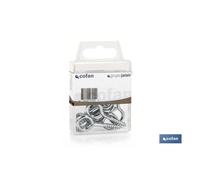 Bl 18 uds. 17x40 zincado caja 12 unid.