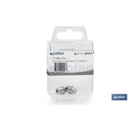 Bl 2 units recto 1/8 gas caja 10 unid.
