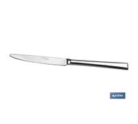 Bl 2uds cuchillo de mesa inox c-18/10 modelo bari 10 mm