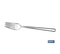 Bl 2uds tenedor de mesa inox c-18/10 modelo bari 2,5 mm
