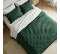 BL Belum - Colcha Boutí - Microfibra Extrasuave - Relleno 100 Gr(Cama 80/90 - 135/140 - 150/160 - 180 - 200) Cubrecama Acolchado estrella - Ideal Primavera Verano - Fabricado en España Emerald blue