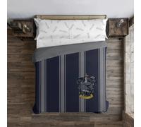 BL BELUM Funda nórdica Harry Potter, Funda nórdica con botones 100% algodón modelo Ravenclaw Rayas - Funda Nórdica Extrasuave - Funda Nórdica 100% Made in Spain