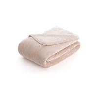 BL Belum Manta Reversible Sedalina y Sherpa Natural 150x200 Cm Light Pink