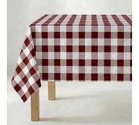 BL BELUM | Mantel Antimanchas Tacto Tela Impermeable 140x140 cm Color Granate | Fabricado en España