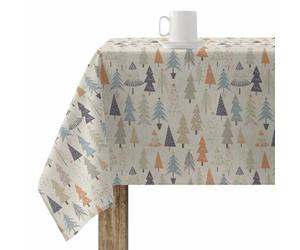 BL BELUM | Mantel Navidad 140x140 Antimanchas Impermeable Tacto Extrasuave Diseño Navideño - Mantel de Navidad Hecho en España Acabado Premium y Durabilidad