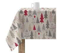 BL BELUM | Mantel Navidad 200x180 Antimanchas Impermeable Tacto Extrasuave Diseño Navideño - Mantel de Navidad Hecho en España Acabado Premium y Durabilidad