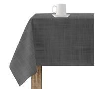 BL BELUM Mantel NO Hule, Mantel, Mantel Anti Manchas resinado, Mantel, Mantel Fabricado Tejido orgánico, Mantel 100% algodón orgánico (100X180, Negro)