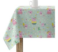 BL BELUM Mantel Peppa Pig cm Mantel resinado (tacto plastificado) antimanchas modelo Summer Peppa 1 - Mantel Elegante Made By BL BELUM - Mantel No traspasan Líquidos Made Spain