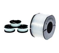 BLACK + DECKER A6485 Pack de 3 Bobinas de Hilo Reflex Simple para Cortabordes de Cesped 10m x 1.5mm + Bobina de hilo reflex para cortabordes 50 m x 1.5 mm