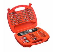 Black+Decker A7071 - Maletín con atornillador de batería y accesorios (54 piezas)