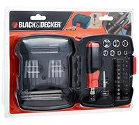 Black+Decker A7175-XJ - Pack de 43 piezas para atornillar con atornillador de carraca