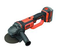 Black + Decker Amoladora angular BCG720M1-QW con batería de 18 V y 4 Ah y disco de 125 mm