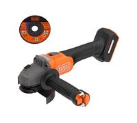 BLACK+DECKER Amoladora Inalámbrica sin Escobillas 18 V, 115 cm, Sin cargador ni batería, BCG6L8N-XJ